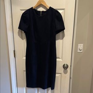 Calvin Klein Elegant Navy Blue Dress
